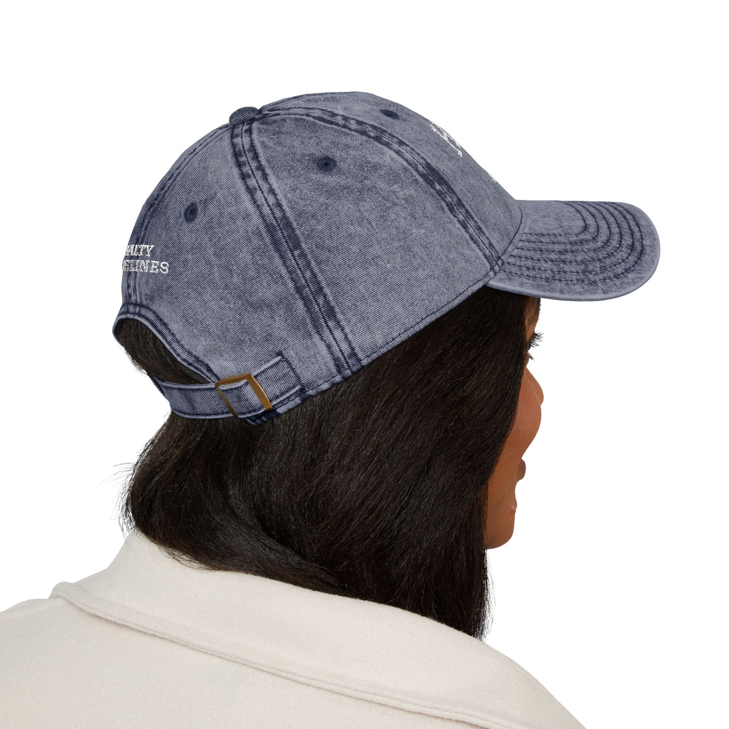 Hockey Mom Vintage Embroidered Cap