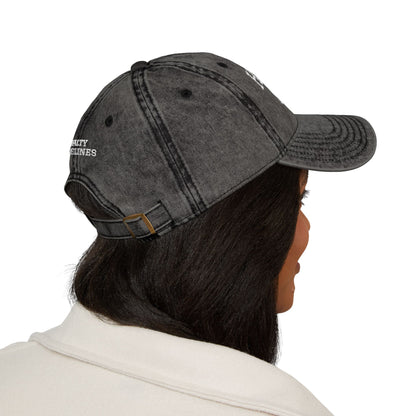 Hockey Mom Vintage Embroidered Cap