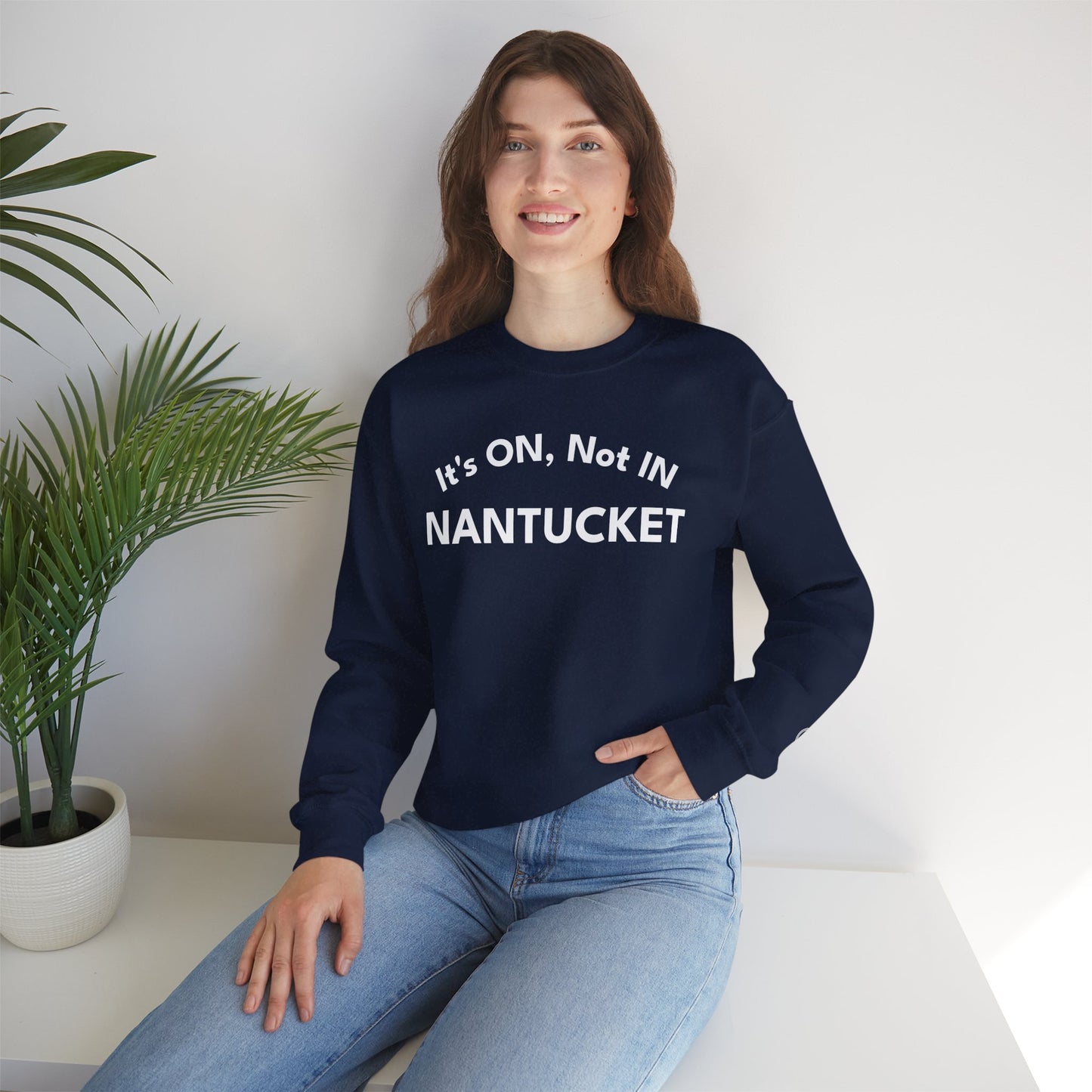 Nantucket "It's ON, Not IN" Crewneck Sweatshirt