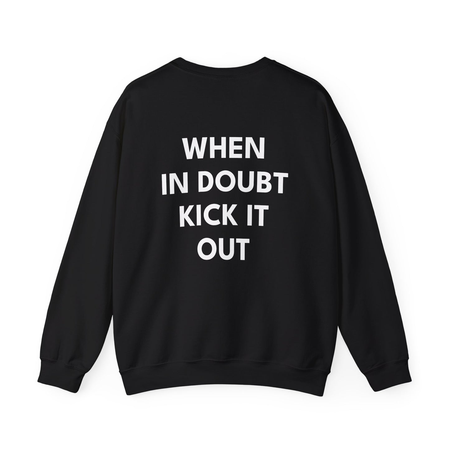 Soccer Mom "When in Doubt Kick It Out" Crewneck Sweatshirt