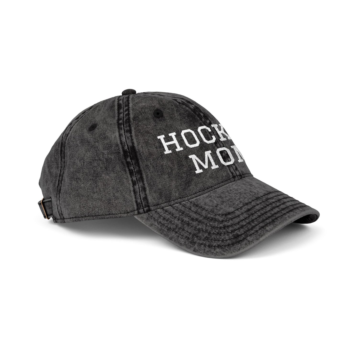 Hockey Mom Vintage Embroidered Cap