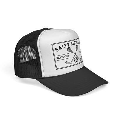 Salty Sidelines Nantucket Island Trucker Cap