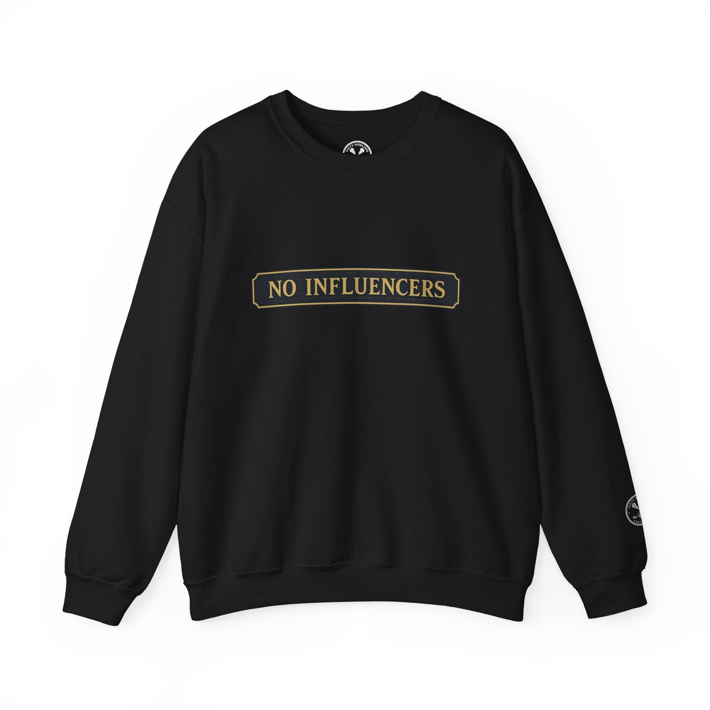 "NO INFLUENCERS QUARTERBOARD" Crewneck Sweatshirt
