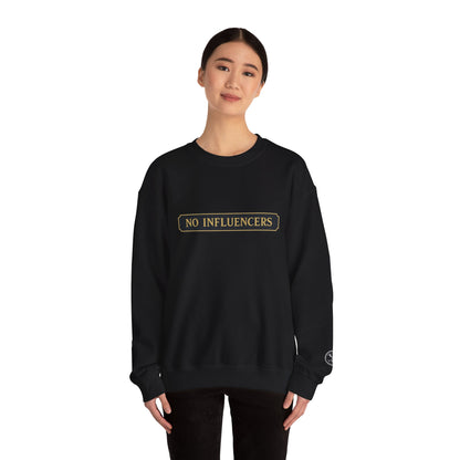 "NO INFLUENCERS QUARTERBOARD" Crewneck Sweatshirt