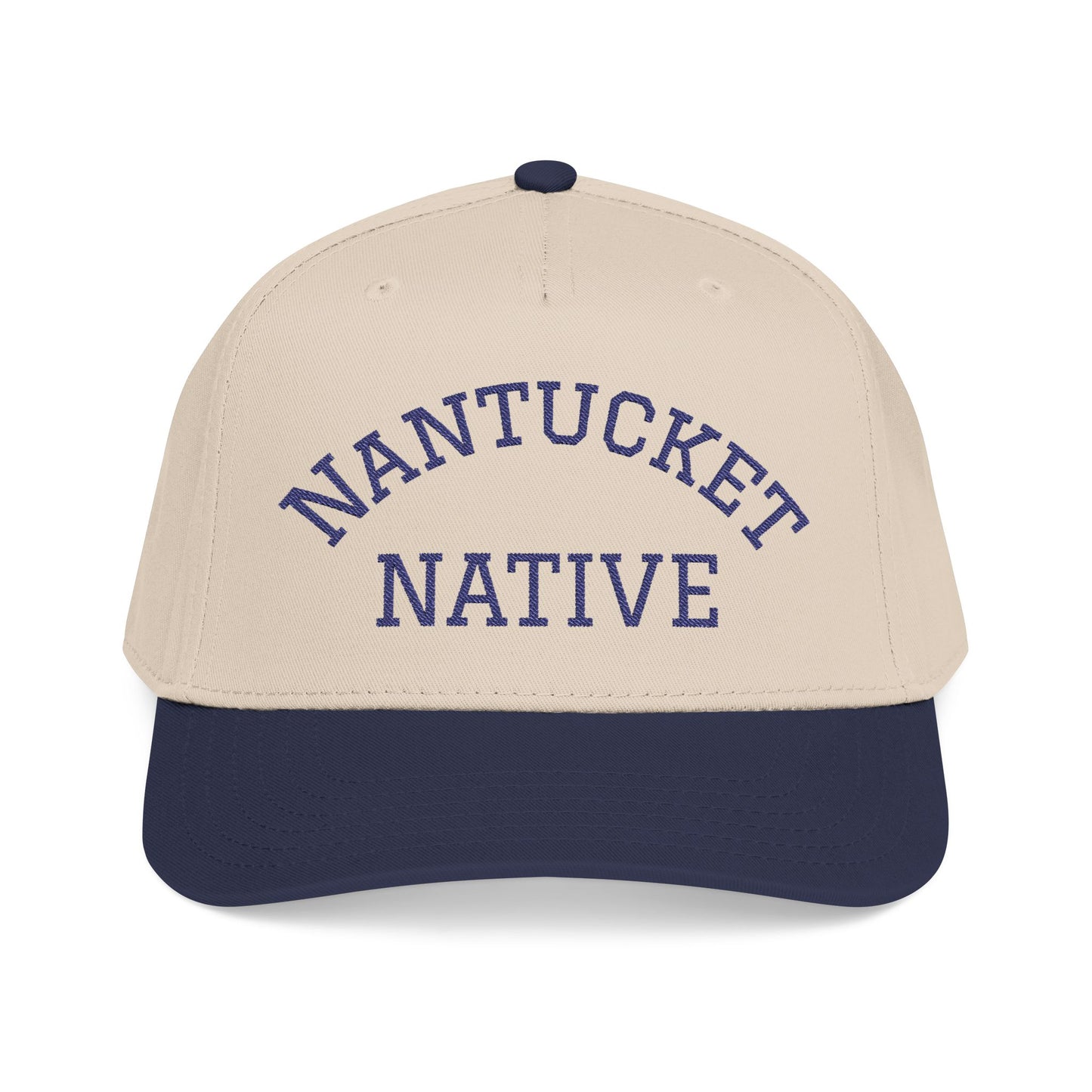 Nantucket Native Baseball Cap — Embroidered Coastal Hat (Salty Sidelines)