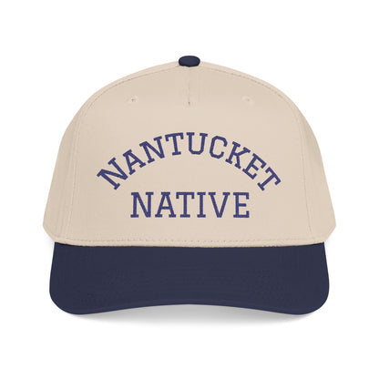 Nantucket Native Baseball Cap — Embroidered Coastal Hat (Salty Sidelines)