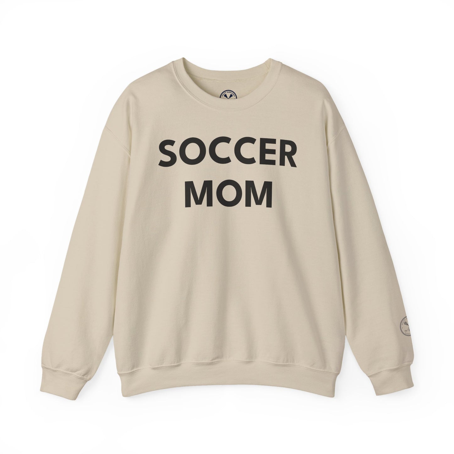 Soccer Mom "When in Doubt Kick It Out" Crewneck Sweatshirt