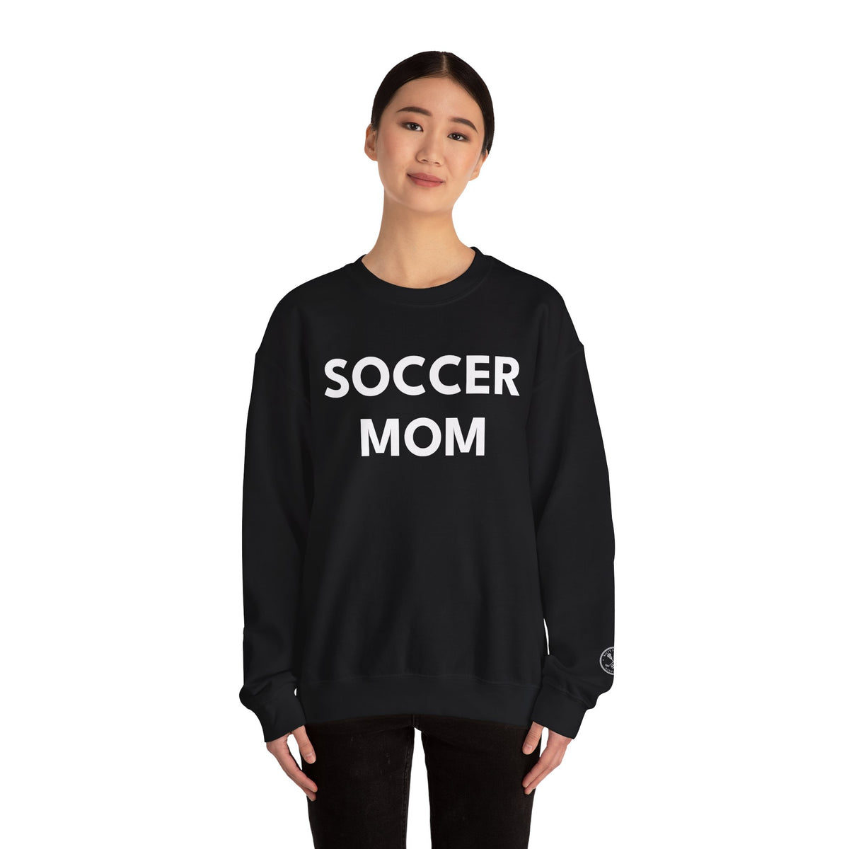 Soccer Mom Crewneck Sweatshirt — "You Can Find Me on the Sideline"