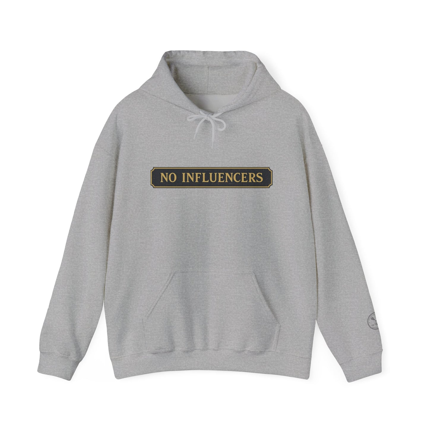 "NO INFLUENCERS QUARTERBOARD" Hoodie