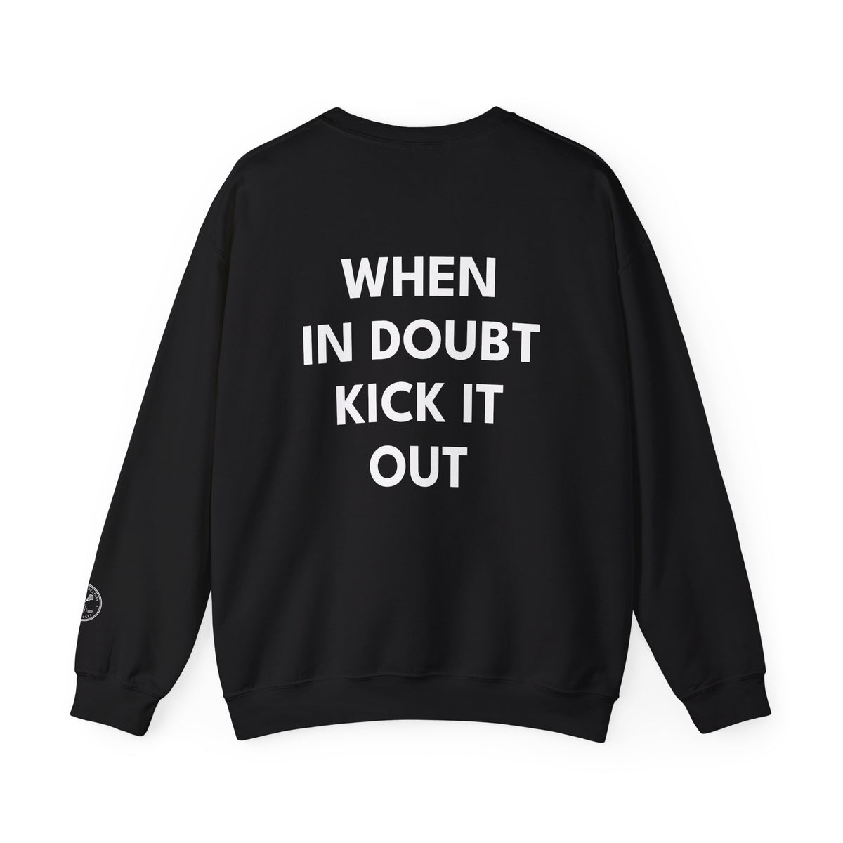 Soccer Mom "When in Doubt Kick It Out" Crewneck Sweatshirt