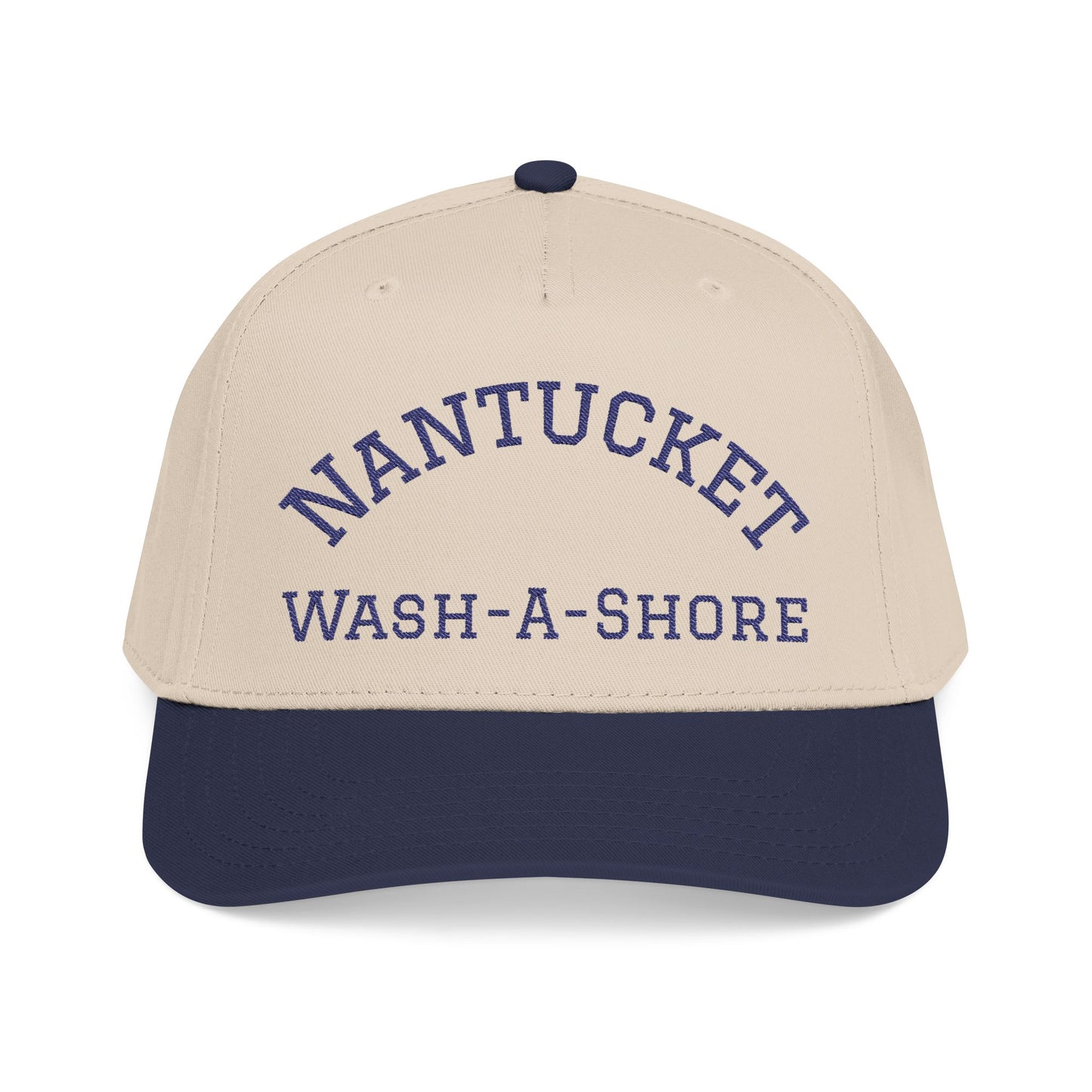 Nantucket Wash-A-Shore Embroidered Baseball Cap