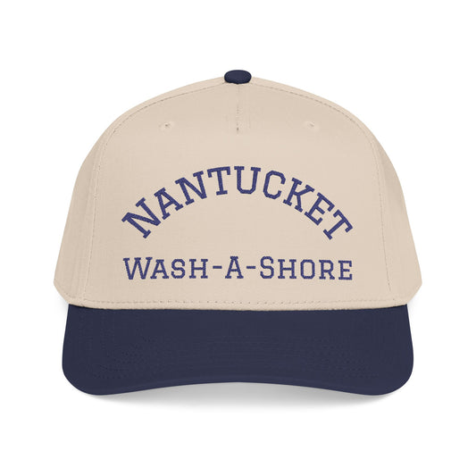 Nantucket Wash-A-Shore Embroidered Baseball Cap