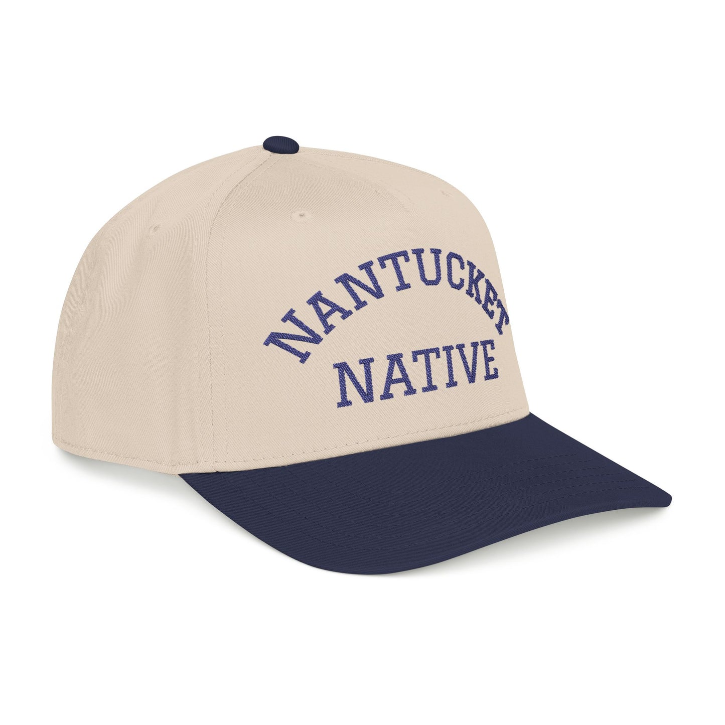 Nantucket Native Baseball Cap — Embroidered Coastal Hat (Salty Sidelines)